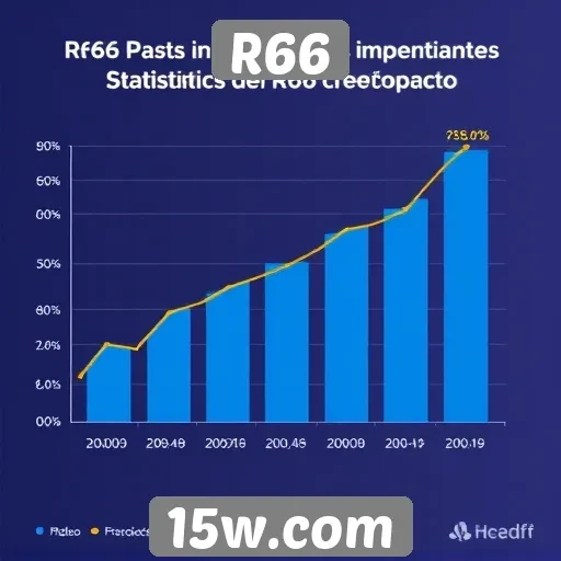 Estatísticas de crescimento do site R66 no mercado